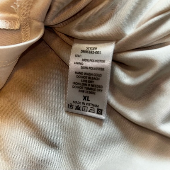 All in Favor Cream Ruched Ruffled Camisole Mini Dress - Picture 8 of 9